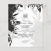 BUDGET Weddenschap Black Rozen Gothic Flyer (Achterkant)