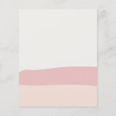 Budget Weddenschap Blush Dusty Roos Gold Abstract (Achterkant)