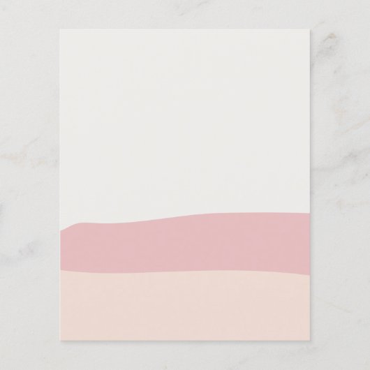 Budget Weddenschap Blush Dusty Roos Gold Abstract (Achterkant)