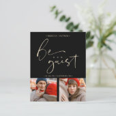 Budget Weddenschap Collage 2 Foto's zijn onze gast (Staand voorkant)