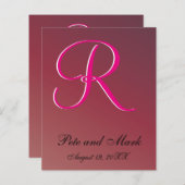 Budget Weddenschap Crimson Red Amazing Value Fab (Voorkant / Achterkant)