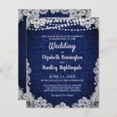 Budget Weddenschap Denim Lace String Lights (Voorkant / Achterkant)