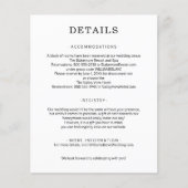 Budget Weddenschap Details Enclosure Flyer (Voorkant)