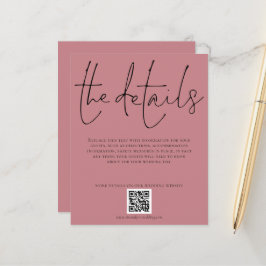 Budget Weddenschap Details QR Code Dusty Roos Encl