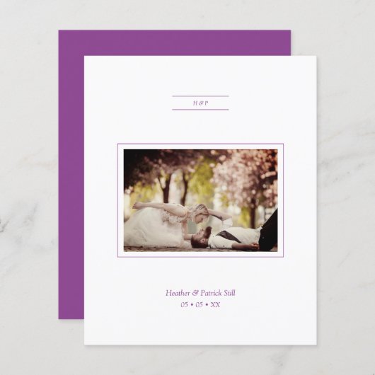 Budget Weddenschap Foto Collage Vele Bedankt Quote (Voorkant / Achterkant)