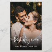 Budget Weddenschap Foto Typografie Hartelijk dank (Voorkant)