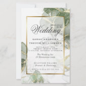 Budget Weddenschap Gold Muted Sage Green Ink (Voorkant)