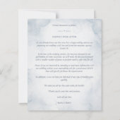 Budget Weddenschap Handtekening Foto Couple (Achterkant)