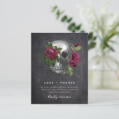Budget Weddenschap Hartelijk dank | Gothic Skull-f (Staand voorkant)