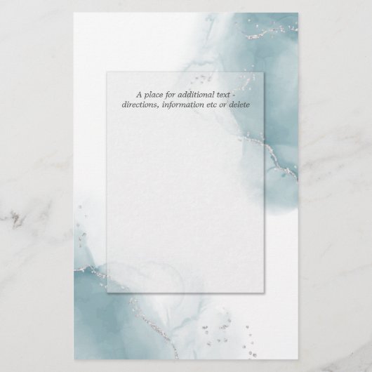 Budget Weddenschap Light Blauwgroen Blue Silver Ab (Achterkant)