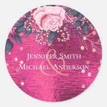 Budget Weddenschap Metallic look Rosegold Pink Flo