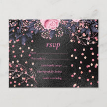 Budget Weddenschap Metallic look Rosegold Pink Flo