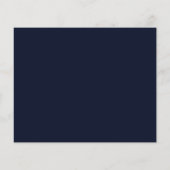 Budget Weddenschap Navy Blue Blush Pink Floral (Achterkant)
