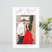 Budget Weddenschap Net getrouwd Elopement Foto  (Staand voorkant)