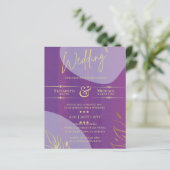 BUDGET Weddenschap Noite lavender Paars Gold (Staand voorkant)