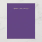 BUDGET Weddenschap Noite lavender Paars Gold (Achterkant)