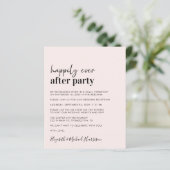 Budget Weddenschap Opvang QR Code Roze Uitnodiging (Staand voorkant)