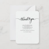 Budget Weddenschap Paar Foto Hartelijk dank Notitiekaartje (Achterkant)