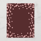 Budget Weddenschap Roos Gold Glitter Burgundy Invi (Achterkant)