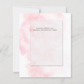 Budget Weddenschap Roos Roze Waterverf Wash (Achterkant)