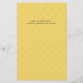 Budget Weddenschap Rustic Golden Yellow Sunflower (Achterkant)