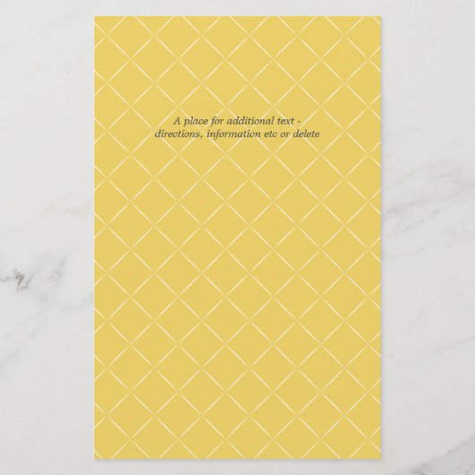 Budget Weddenschap Rustic Golden Yellow Sunflower (Achterkant)