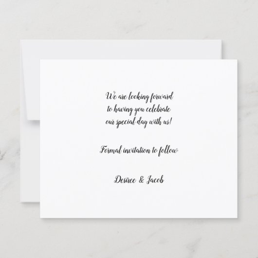 Budget Weddenschap Silver White Gold bespaart de d (Achterkant)