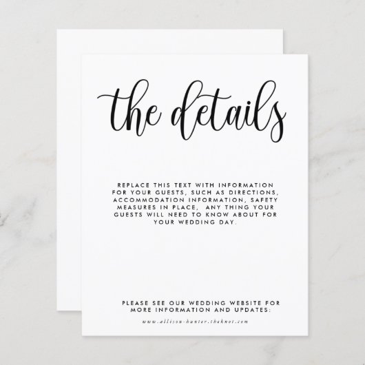 Budget Weddenschap - Sluitingskaart (Voorkant / Achterkant)