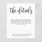 Budget Weddenschap - Sluitingskaart Flyer (Voorkant)