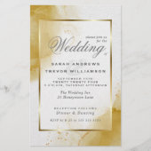 Budget Weddenschap Soft Gold Abstract gemarmerd (Voorkant)