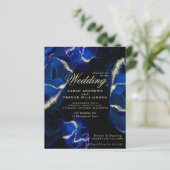 Budget Weddenschap Stunning Royal Blue op zwart (Staand voorkant)
