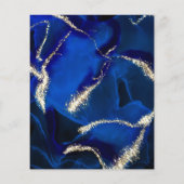 Budget Weddenschap Stunning Royal Blue op zwart (Achterkant)