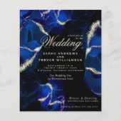 Budget Weddenschap Stunning Royal Blue op zwart (Voorkant)