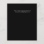 BUDGET Weddenschap Uitnodiging Nautical Ships Whee Flyer (Achterkant)