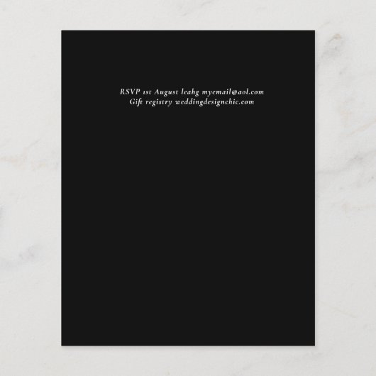 BUDGET Weddenschap Uitnodiging Nautical Ships Whee Flyer (Achterkant)