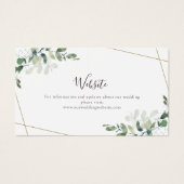 BUDGET Weddenschap Website Eucalyptus Enclosure Ka Visitekaartje (Voorkant)