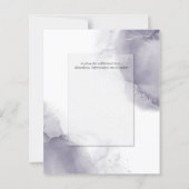 Budget Wedding Abstract Dusty Plum Silver (Achterkant)