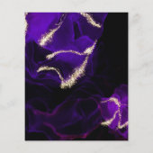 Budget Wedding Amethyst Paarse Alcohol Ink (Achterkant)