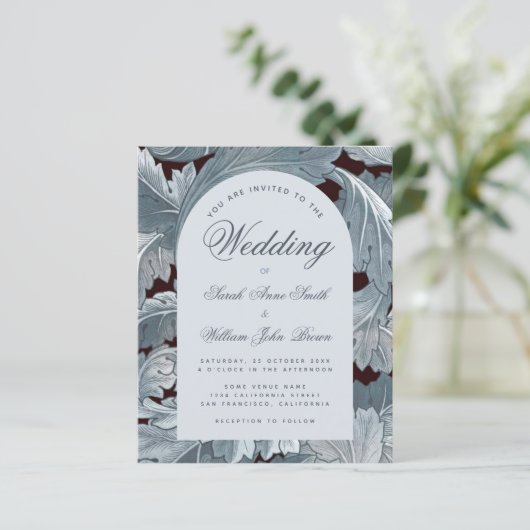 Budget Wedding Arch Grey laat het Manuscript Uitno (Staand voorkant)