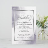 Budget Wedding Bleek Plum Silver Abstract (Staand voorkant)