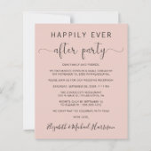 Budget Wedding Blush wordt altijd na een feestje (Voorkant)