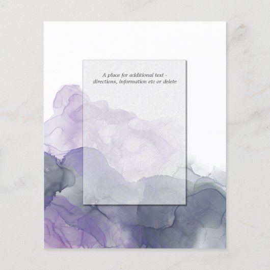 Budget Wedding Celestial Dusty Blue Smokey Violet (Achterkant)