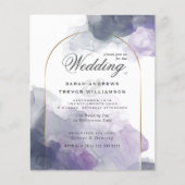 Budget Wedding Celestial Dusty Blue Smokey Violet (Voorkant)