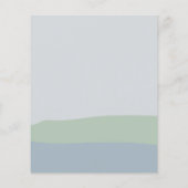 Budget Wedding Dusty Blue Bleek Sage Abstract (Achterkant)