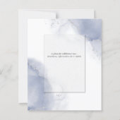 Budget Wedding Dusty Blue Silver Abstract (Achterkant)