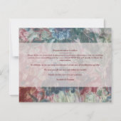 Budget Wedding Floral Texture Background Photo (Achterkant)