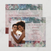 Budget Wedding Floral Texture Background Photo (Voorkant / Achterkant)