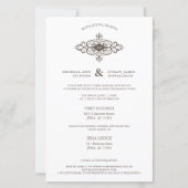 Budget Wedding Flourish Filigree Fancy Foto Lijst (Achterkant)