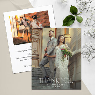 Budget Wedding Foto Hartelijk dank Flyer