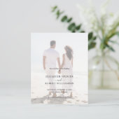 Budget Wedding Foto Save the Date (Staand voorkant)